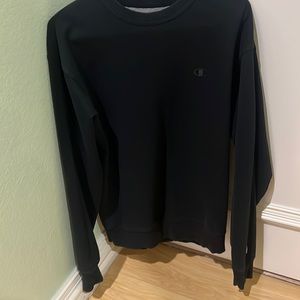 Champion crew neck black sweater